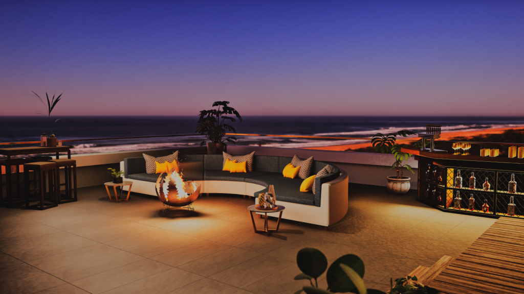 VWR architectural rendering for photorealistic exterior design presentation
